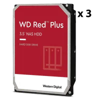 Disque Dur Interne Western Digital Red Plus 4 To 5400 Tr/min 256 Mo SATA III 3.5" - 1