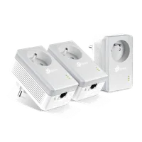 Kit CPL G.hn 2400 Mbps avec Prise Gigogne Intégrée - Pack de 2 - 4