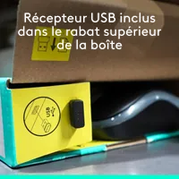 Ensemble Clavier et Souris Sans Fil Logitech MK295 Silent - Noir Graphite - 15