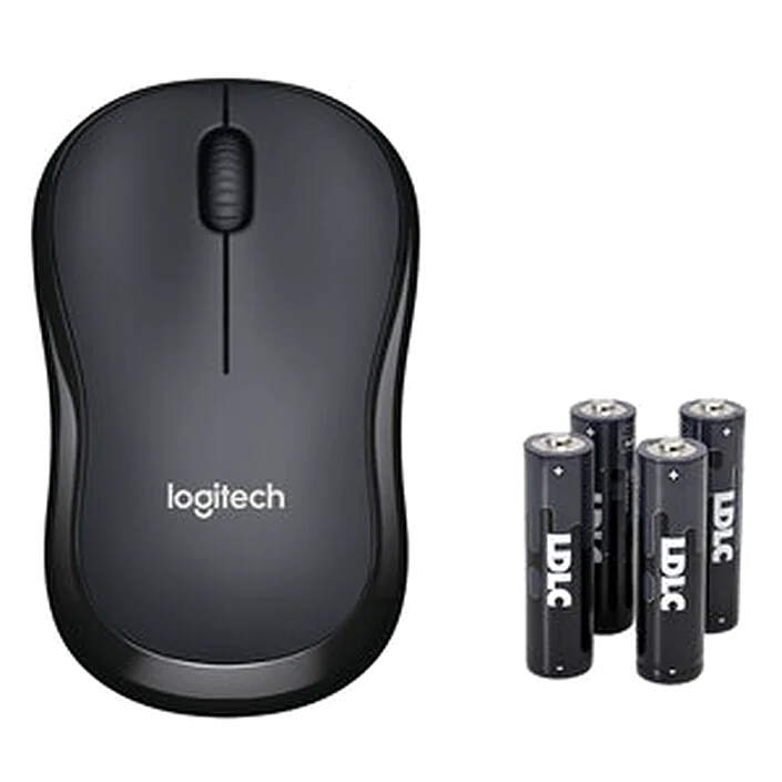 Souris Sans Fil Logitech M220 Silent - Noir, Ambidextre et Silencieuse