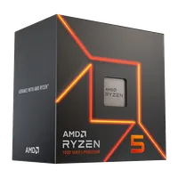 Processeur AMD Ryzen 5 7600 - 6 Coeurs, 3.8 GHz, Socket AM5, avec Radeon Graphics
