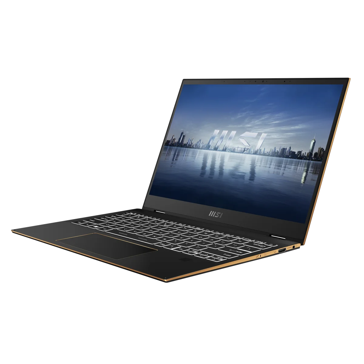 MSI Summit E13 Flip Evo A13MT-200FR Intel® Core™ i5 i5-1340P Hybride (2-en-1) 34 cm (13.4") Écran tactile Full HD+ 16 Go LPDDR5-SDRAM 512 Go SSD Wi-Fi 6E (802.11ax) Windows 11 Pro Noir