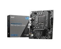 MSI PRO H610M-E DDR4 carte mère Intel H610 LGA 1700 micro ATX - 1