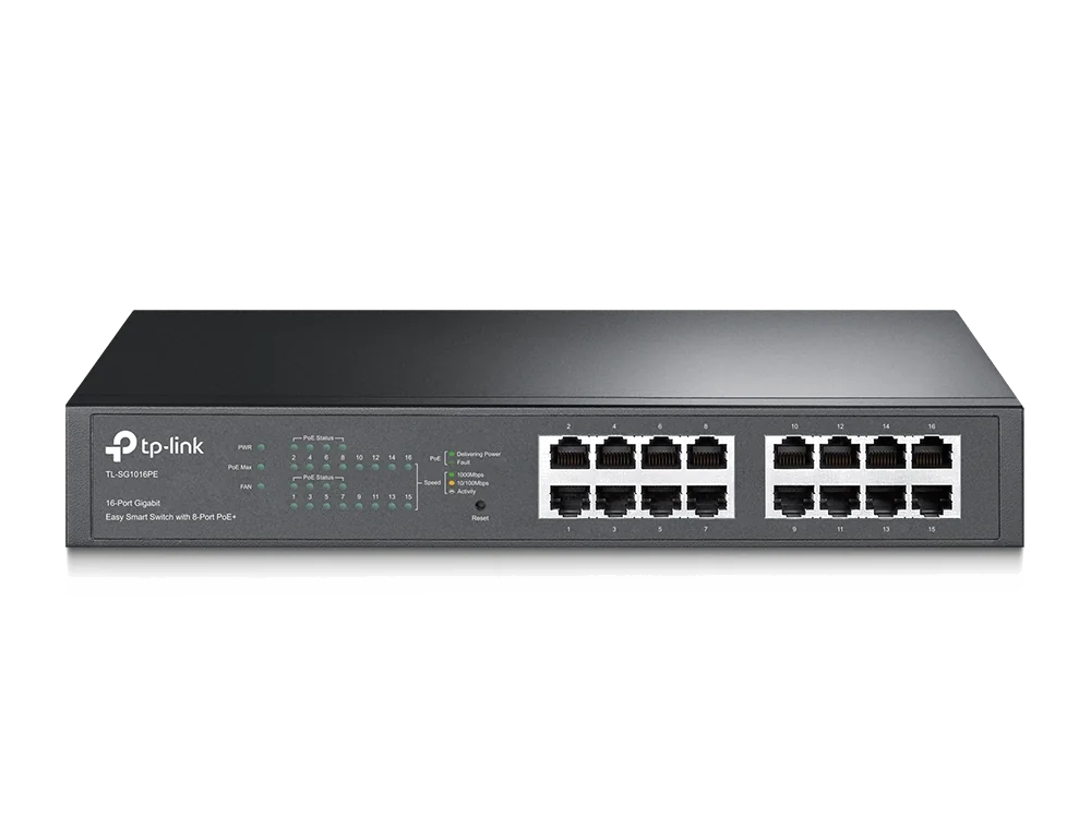 TP-Link TL-SG1016PE - Switch Gigabit L2 Géré PoE 16 Ports