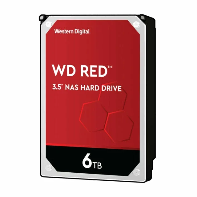 Disque Dur Interne Western Digital Red Plus 6 To NAS SATA III 3.5"