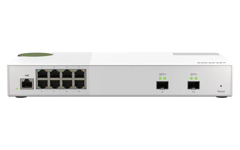 QNAP QSW-M2108-2S commutateur réseau Géré L2 2.5G Ethernet (100/1000/2500) Gris