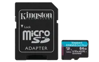 Kingston Technology Canvas Go! Plus microSDXC 64 Go A2 U3 V30 170R