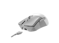 ASUS ROG Gladius III Wireless Aimpoint White souris Gaming Droitier RF Wireless + Bluetooth + USB Type-A Optique 36000 DPI - 3