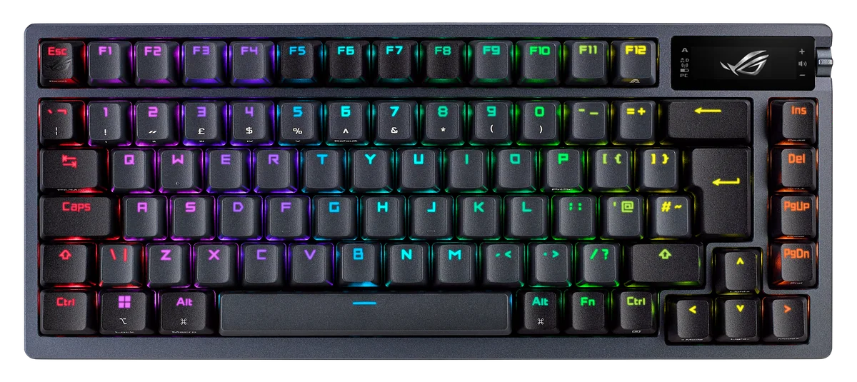 ASUS ROG Azoth - Clavier Gaming Mécanique sans Fil NX Red AZERTY Français Noir