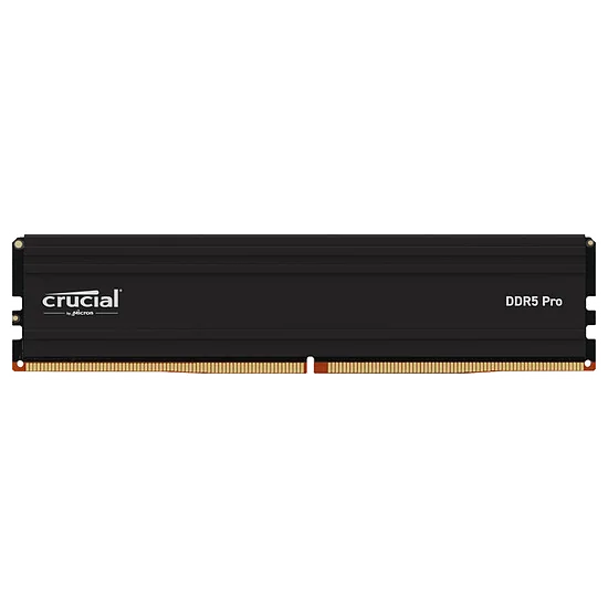 Barrette mémoire 16Go DIMM DDR5 Crucial Pro  5600MHz Version OEM (Tray)