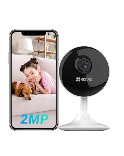 Caméra de Sécurité Intérieure EZVIZ H6c - Full HD 1080p, Blanc