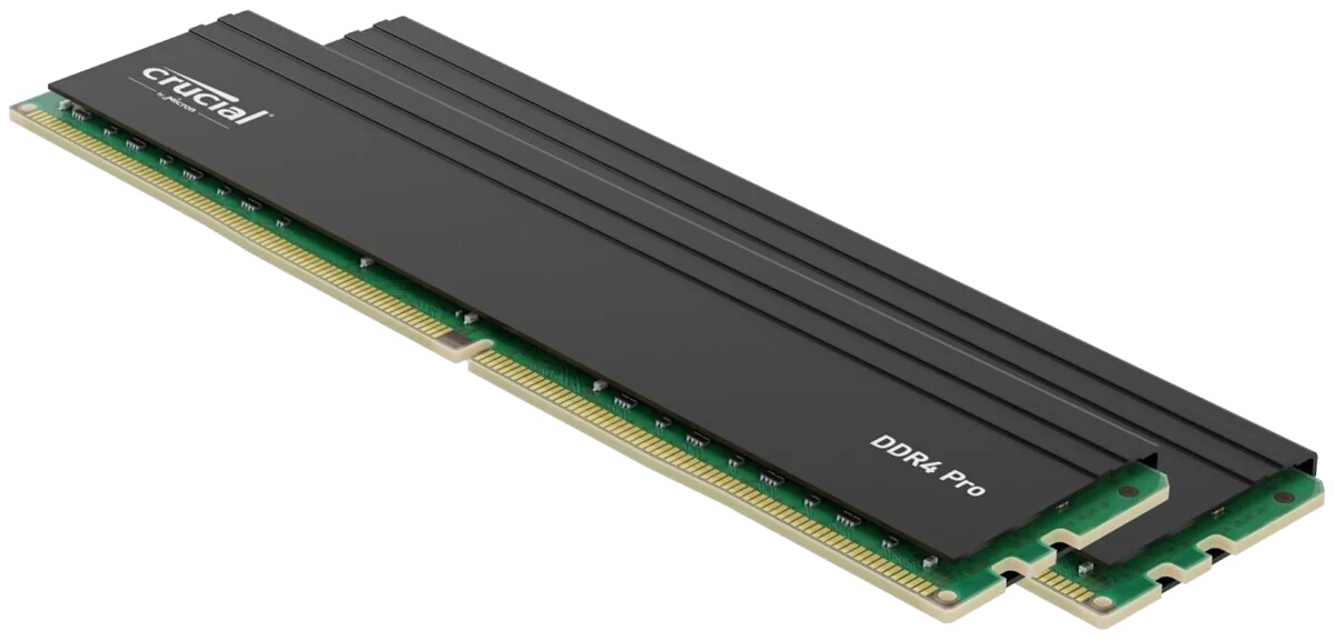 Kit Mémoire Crucial Pro 64 Go DDR4-3200 MHz CL22 (2x32 Go)