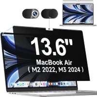 Filtre de Confidentialité Magnétique 2-Way pour MacBook Air 13.6" M2/M3 - 3