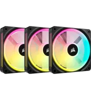 Kit de Démarrage Ventilateurs PWM 120mm iCUE LINK QX120 RGB Blanc - 1