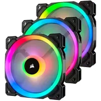 Ventilateur Boîtier Corsair iCUE LINK QX120 RGB 12 cm Noir - Starter Kit - 4