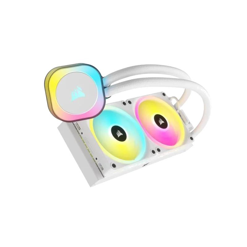 Kit Watercooling AIO Corsair iCue Link H100i RGB - 240mm (Blanc)