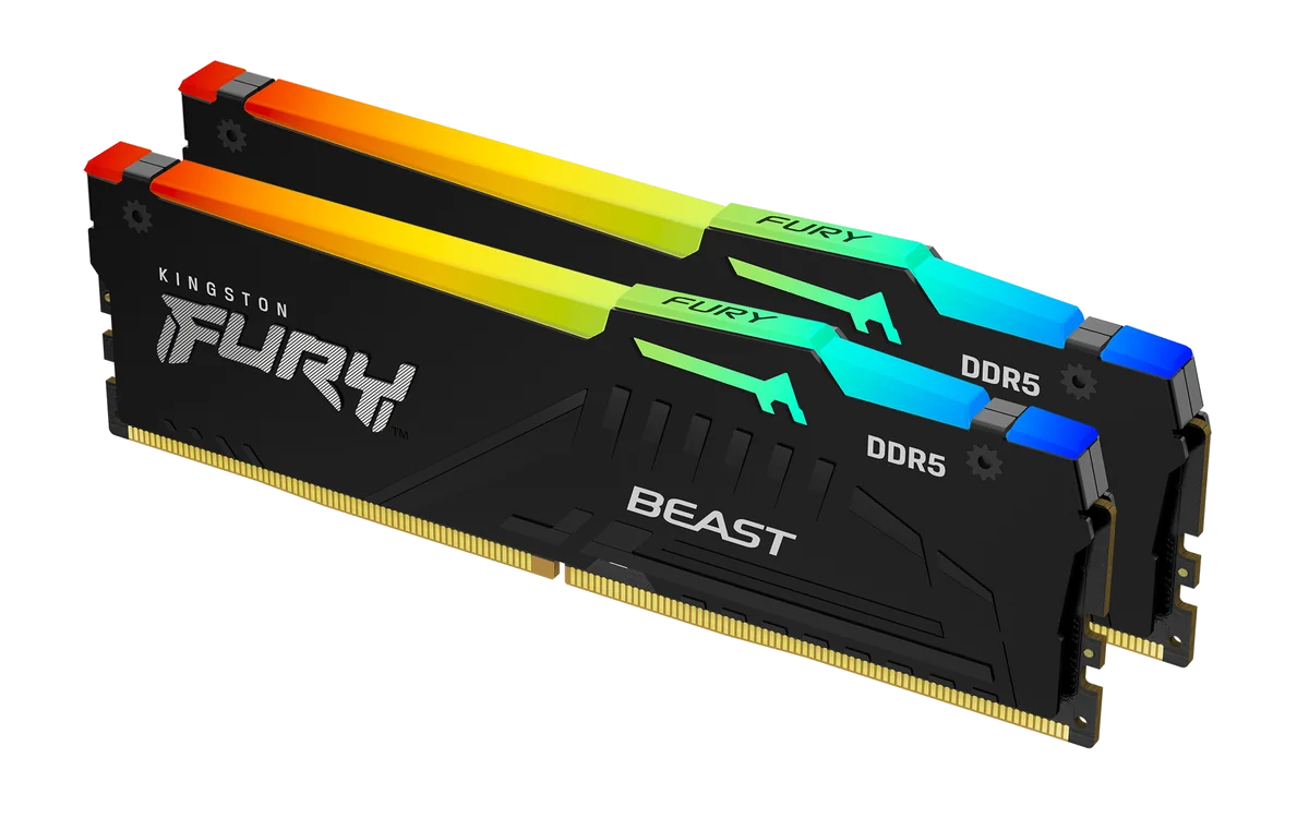 Kingston FURY Beast DDR5 32 Go 5600 MT/s CL40 RGB (Kit de 2)