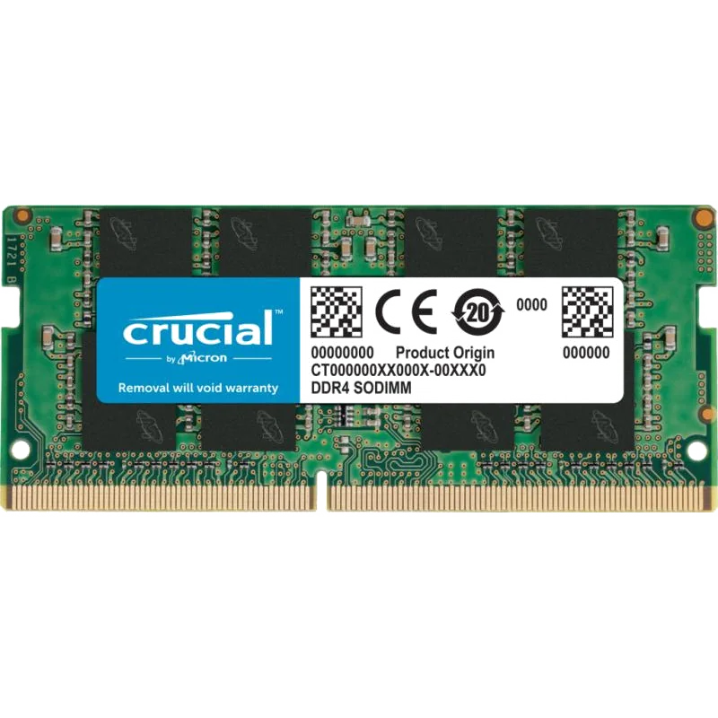 Mémoire RAM Crucial SODIMM DDR4 8Go 3200MHz CL22 - Améliorez les performances de votre portable