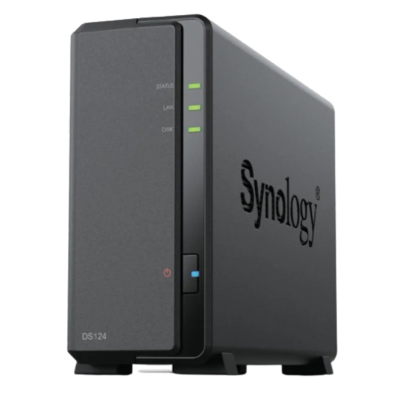 Serveur NAS Synology DiskStation DS124 - Stockage centralisé et fiable