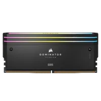 Kit Mémoire RAM Corsair Dominator Titanium RGB DDR5 64 Go (2x32 Go) 6600 MHz CL32 - 3