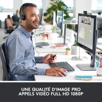 Webcam Logitech HD Pro C920 Refresh - Full HD 1080p pour des appels vidéo d'exception - 2