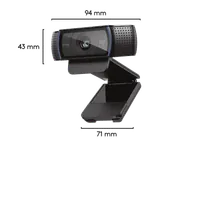 Webcam Logitech HD Pro C920 Refresh - Full HD 1080p pour des appels vidéo d'exception - 16
