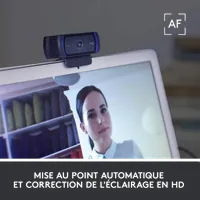 Webcam Logitech HD Pro C920 Refresh - Full HD 1080p pour des appels vidéo d'exception - 3