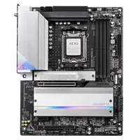 GIGABYTE B650 AERO G Carte mère - Compatible avec les processeurs AMD Ryzen série 9000, jusqu'à 8000 MHz DDR5 (OC), 1xPCIe 5.0 + 2xPCIe 4.0 M.2, LAN 2,5 GbE, WIFI 6E, USB 3.2 Gen 2 - 2