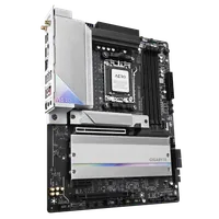 GIGABYTE B650 AERO G Carte mère - Compatible avec les processeurs AMD Ryzen série 9000, jusqu'à 8000 MHz DDR5 (OC), 1xPCIe 5.0 + 2xPCIe 4.0 M.2, LAN 2,5 GbE, WIFI 6E, USB 3.2 Gen 2 - 4
