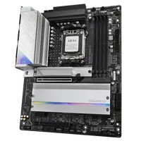 GIGABYTE B650 AERO G Carte mère - Compatible avec les processeurs AMD Ryzen série 9000, jusqu'à 8000 MHz DDR5 (OC), 1xPCIe 5.0 + 2xPCIe 4.0 M.2, LAN 2,5 GbE, WIFI 6E, USB 3.2 Gen 2 - 5