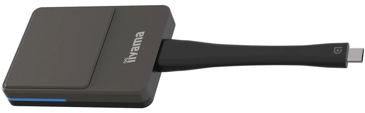 iiyama WP D002C connecteur de télévision intelligent USB 4K Ultra HD Noir, Argent