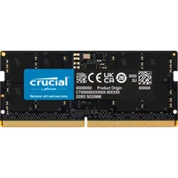 Crucial CT16G56C46S5 module de mémoire 16 Go 1 x 16 Go DDR5 262-pin SO-DIMM ECC