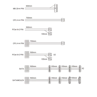 FSP Hydro GT PRO ATX3.0(PCIe5.0) 850W unité d'alimentation d'énergie 24-pin ATX ATX Noir - 7