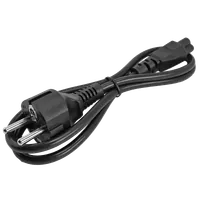 StarTech.com Cordon d'alimentation en trèfle Schuko CEE7 vers C5 de 1m pour ordinateur portable - M/F - Noir - 4