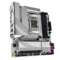 GIGABYTE B650M AORUS ELITE AX ICE Carte mère - AMD Ryzen série 9000, VRM 12+2+2 phases, jusqu'à 8000 MHz DDR5 (OC), 1xPCIe 5.0 + 1xPCIe 4.0 M.2, LAN 2,5 GbE, WIFI 6E, USB 3.2 Gen 2x2 - 3