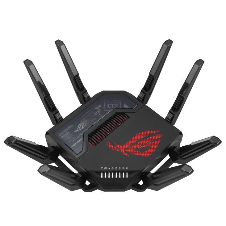 ASUS ROG Rapture GT-BE98 routeur sans fil 10 Gigabit Ethernet Quad-band (2.4 GHz / 5 GHz-1 / 5 GHz-2 / 6 GHz) Noir