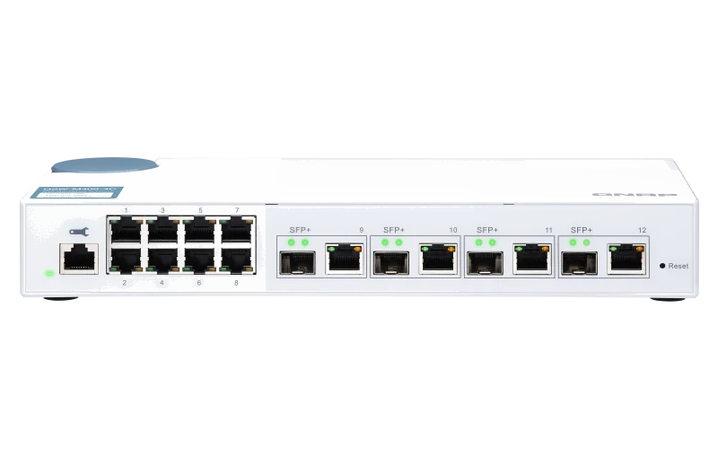QNAP QSW-M408-4C commutateur réseau Géré L2 Gigabit Ethernet (10/100/1000) Blanc
