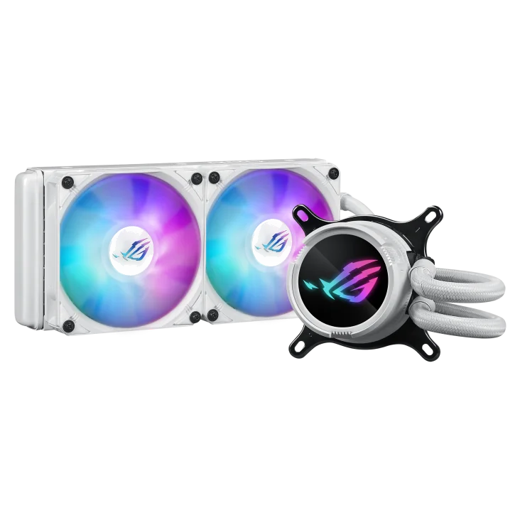 ASUS ROG Strix LC III 240 ARGB White Edition Processeur Kit de refroidissement du liquide 12 cm Blanc