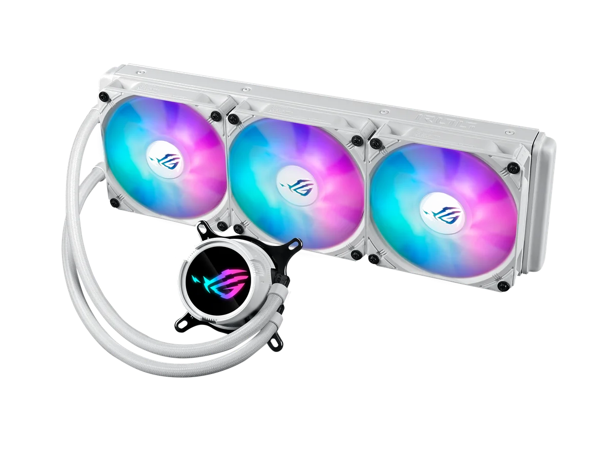 ASUS ROG Strix LC III 360 ARGB White Edition Processeur Kit de refroidissement du liquide 12 cm Blanc