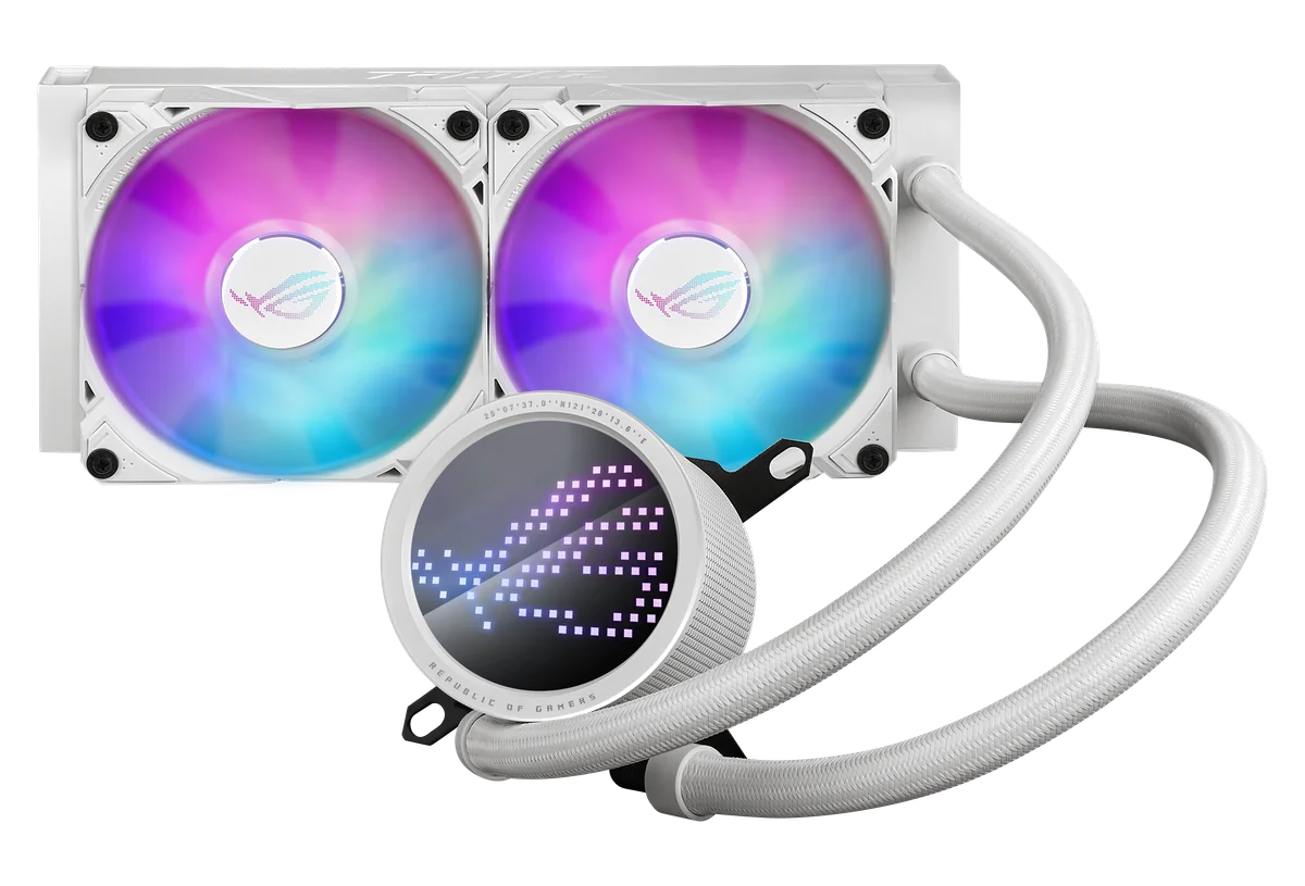 ASUS ROG Ryuo III 240 ARGB White Edition Processeur Kit de refroidissement du liquide 12 cm Blanc