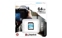 Kingston Technology Canvas Go! Plus Carte SDXC Canvas Go Plus 170R C10 UHS-I U3 V30 de 64 Go - 4