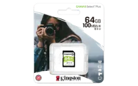 Kingston Technology Carte SDXC Canvas Select Plus 100R C10 UHS-I U1 V10 de 64 Go - 4