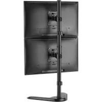 KIMEX Support de Bureau Sur Pied pour 2 Ecrans Moniteurs TV 17'' - 32'' - 2