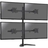 KIMEX Support de Bureau Sur Pied pour 4 Ecrans Moniteurs TV 17'' - 32''
