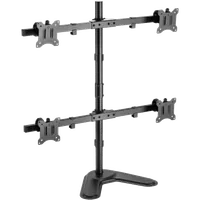 KIMEX Support de Bureau Sur Pied pour 4 Ecrans Moniteurs TV 17'' - 32'' - 5
