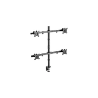 KIMEX Support de Bureau A Pincer pour 4 Ecrans Moniteurs TV 17' '- 32'' - 2