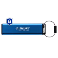 Kingston Technology IronKey Keypad 200 de 128 Go, FIPS 140-3 niveau 3 (en attente), chiffrement AES-256 - 4
