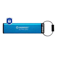 Kingston Technology IronKey Keypad 200C USB-C de 256 Go, FIPS 140-3 niveau 3 AES-256 - 4