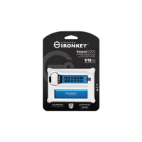 Kingston Technology IronKey Keypad 200C USB-C de 512 Go, FIPS 140-3 niveau 3 AES-256 - 6