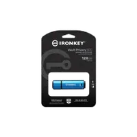 Kingston Technology IronKey 128Go USB-C Vault Privacy 50C chiffrée AES-256, FIPS 197 - 6